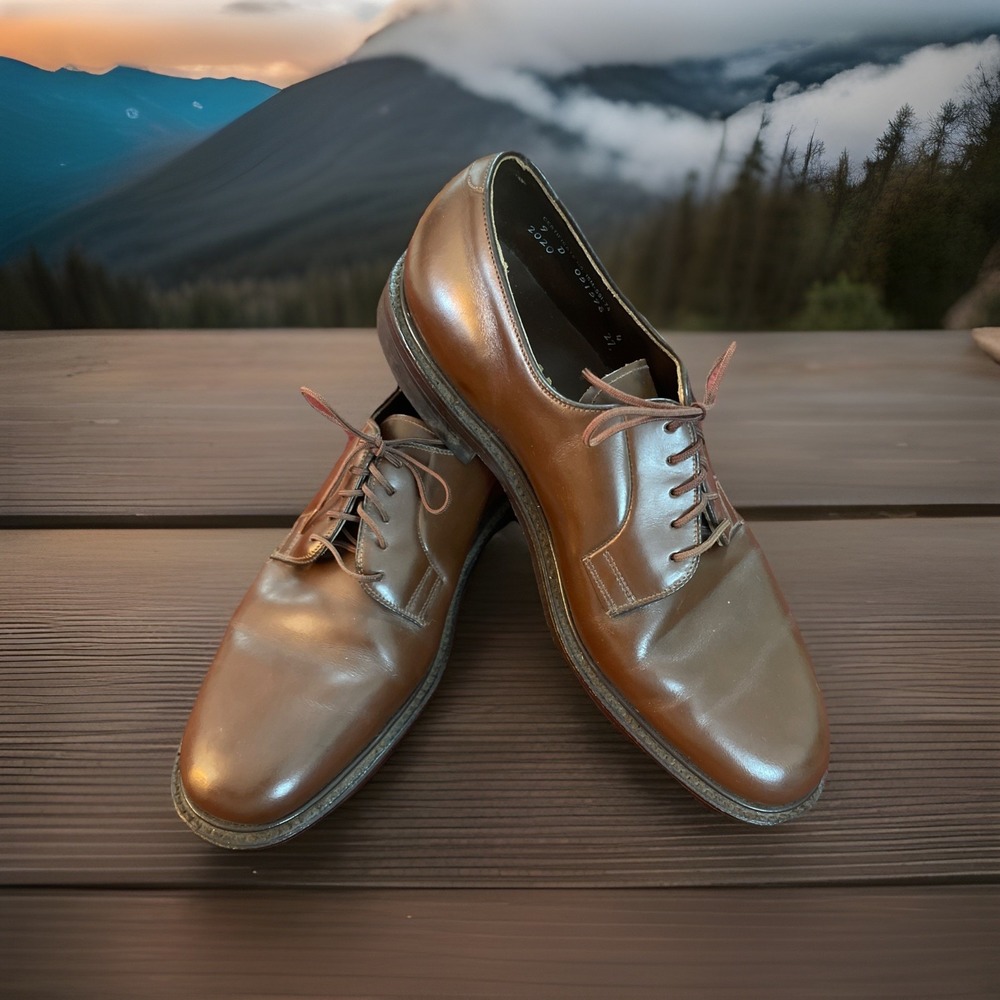 Freeman Men's Brown Lace Up Dress Shoes SZ 9 D Certificate No 15M-591-74  019801